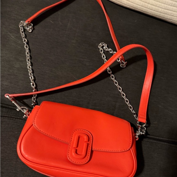 Used Orange Marc Jacob’s Leather Crossbody Bag - Picture 3 of 6